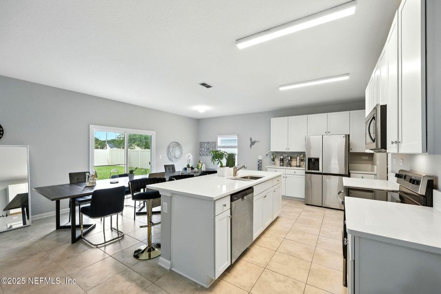 Furnished interior view inside a new home in , Jacksonville (Image 10).