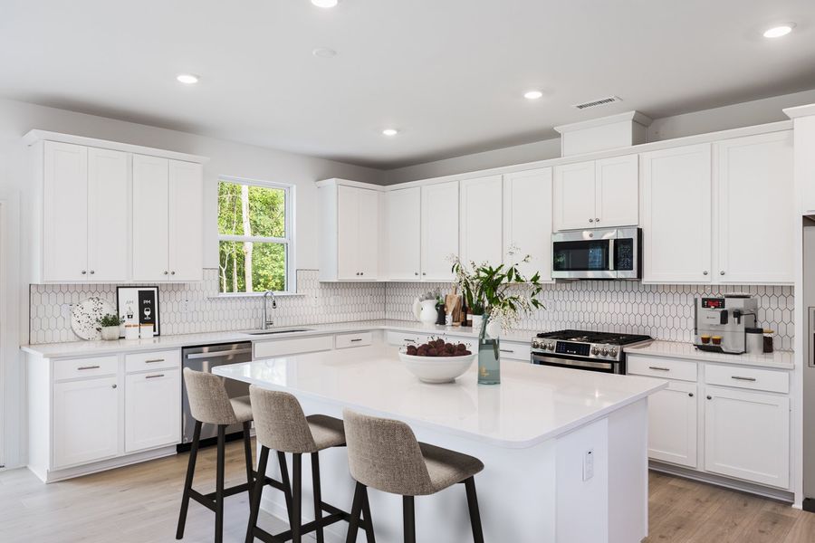 Representative furnished interior of a home built from the Harper by Taylor Morrison in Camden Place, Angier (Image 6).