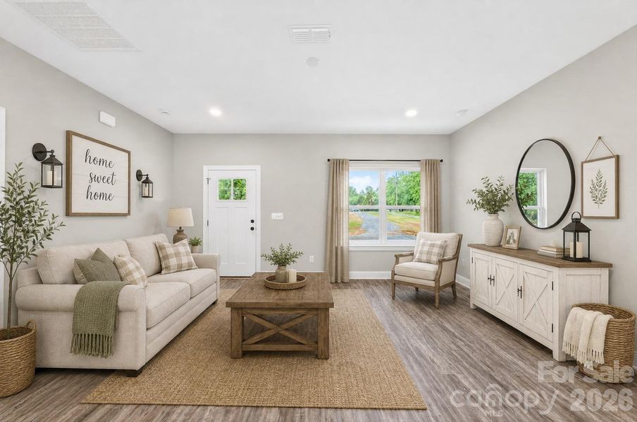 Furnished interior view inside a new home in , Kings Mountain (Image 9).