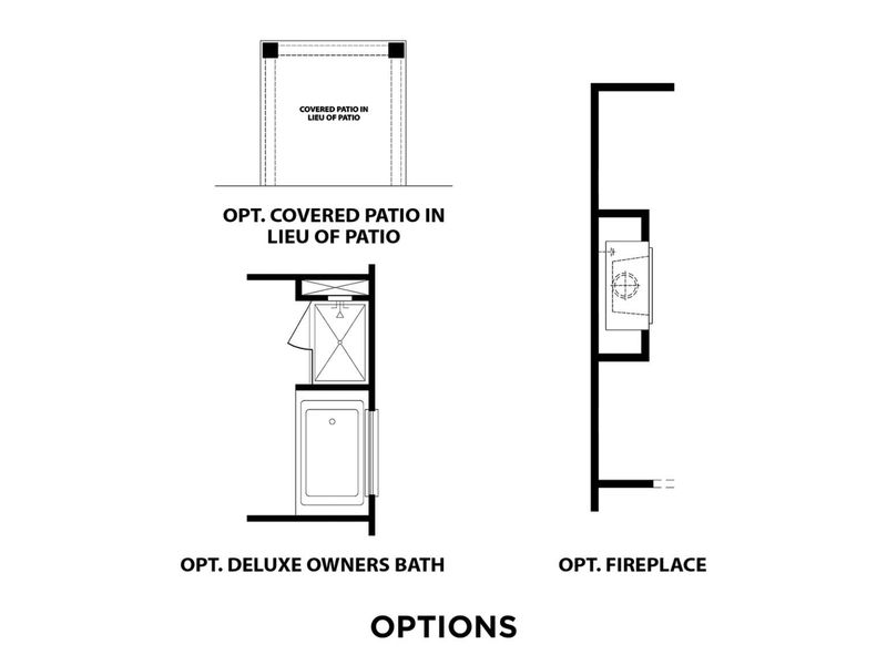 2D floor plan layout for the The Gordon A by Davidson Homes LLC in Calista Farms, White House, TN (Image 7).