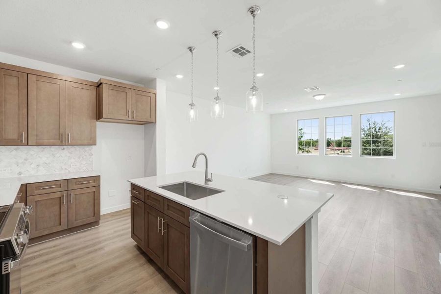 Open Kitchen-Living-Dining Room
