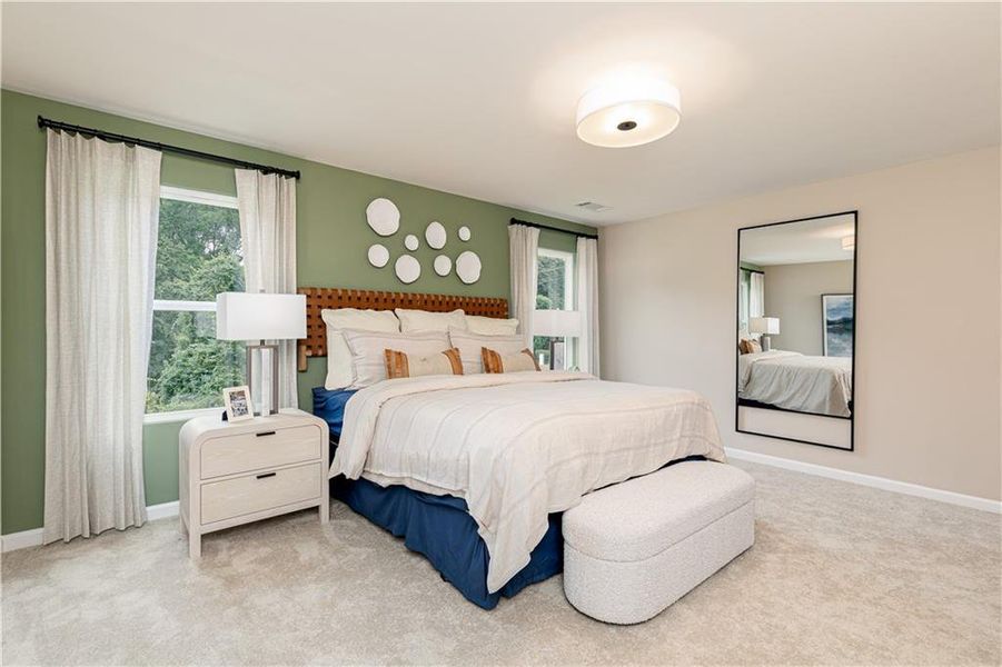 Furnished interior view inside a new home in Rhodes Glen, Lawrenceville (Image 39).