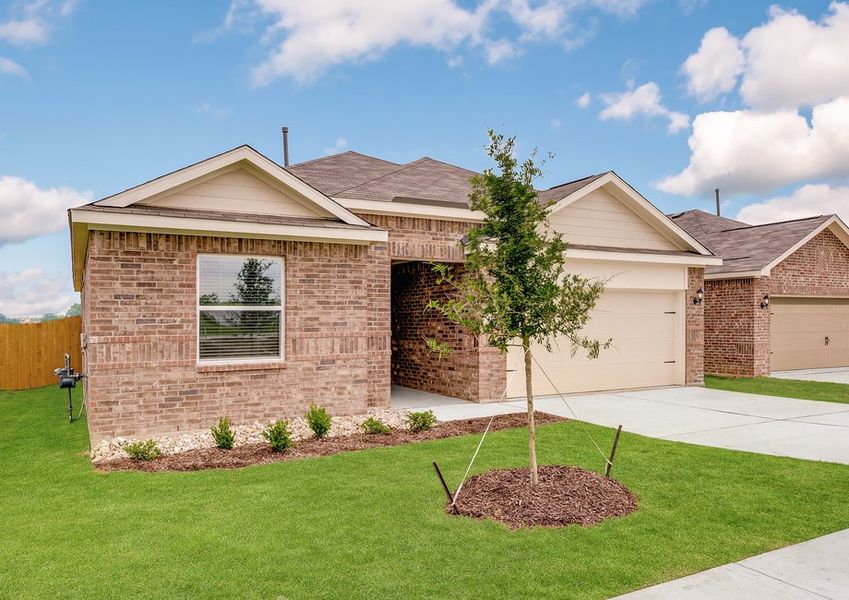 The Reed has an attached, two-car garage. The Reed has an attached, two-car garage.
