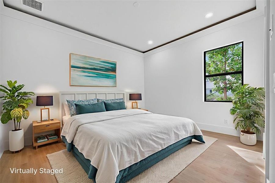 Furnished interior view inside a new home in , Sarasota (Image 45).