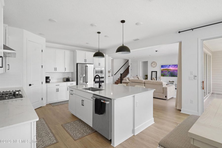 Furnished interior view inside a new home in TrailMark, St. Augustine (Image 39).