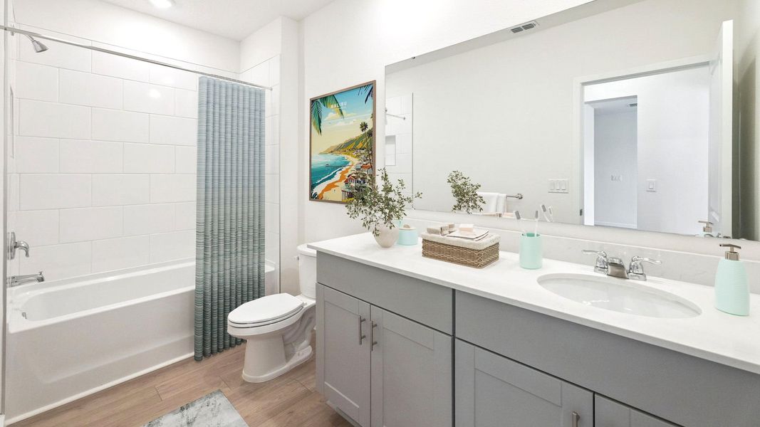 Furnished interior view inside a new home in Archers Mill, Ormond Beach (Image 11). Furnished interior view inside a new home in Archers Mill, Ormond Beach (Image 11).