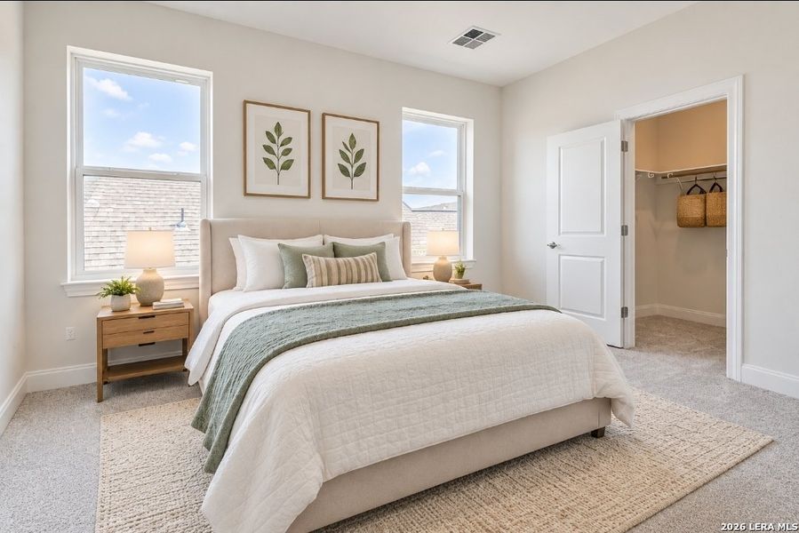 Furnished interior view inside a new home in Town Creek, New Braunfels (Image 6). Furnished interior view inside a new home in Town Creek, New Braunfels (Image 6).