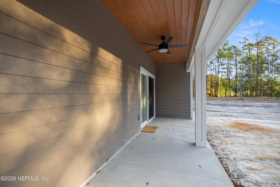 Exterior details and patio area of a home in , Keystone Heights (Image 4). Exterior details and patio area of a home in , Keystone Heights (Image 4).