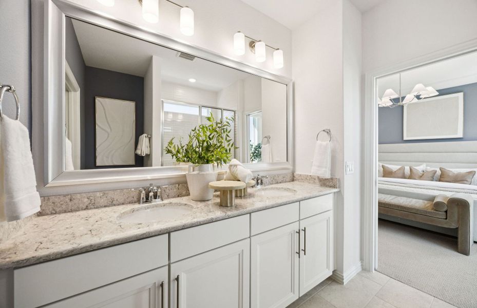 Representative furnished interior of a home built from the Compass by Del Webb in Del Webb at Trinity Falls, McKinney (Image 14). Representative furnished interior of a home built from the Compass by Del Webb in Del Webb at Trinity Falls, McKinney (Image 14).