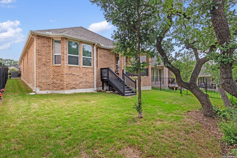 Exterior details and patio area of a home in , Kyle (Image 21).