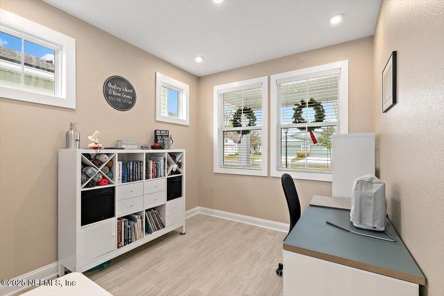 Furnished interior view inside a new home in RiverTown - WaterSong, St. Johns (Image 6).