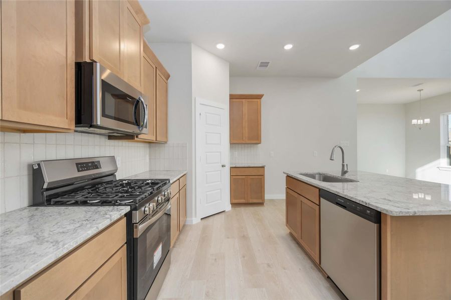 Furnished interior view inside a new home in Splendora Fields, Splendora (Image 8).