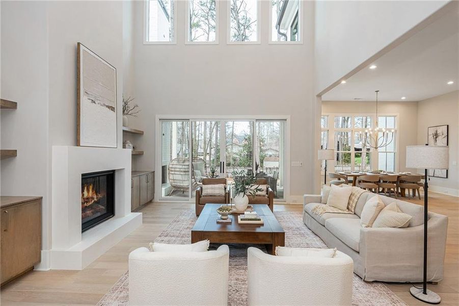 Furnished interior view inside a new home in , Alpharetta (Image 5).