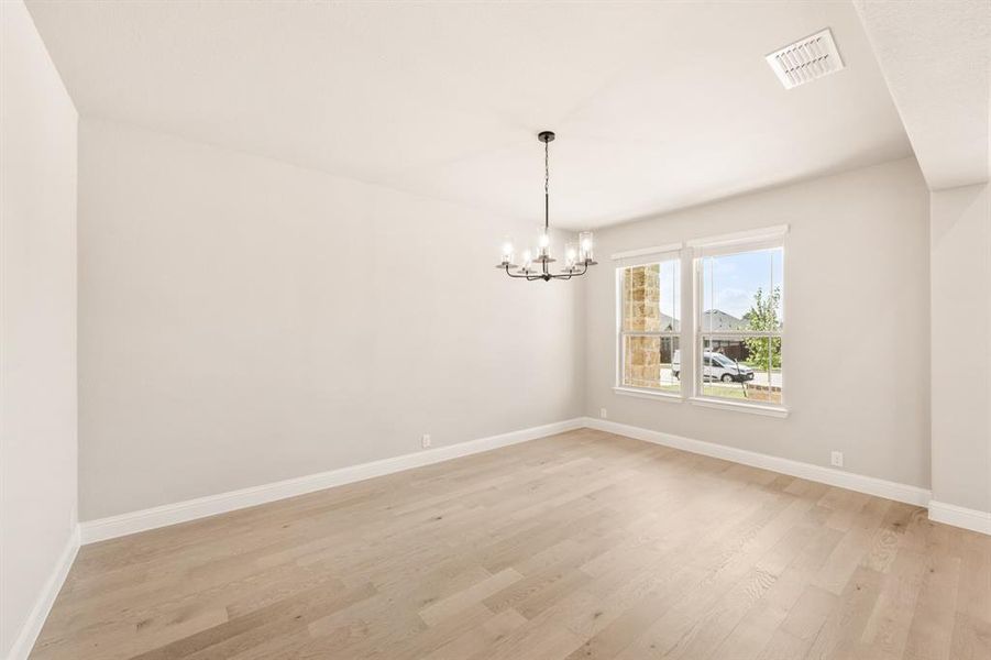 Spacious, unfurnished interior of a new home in The Grove, Midlothian (Image 20).