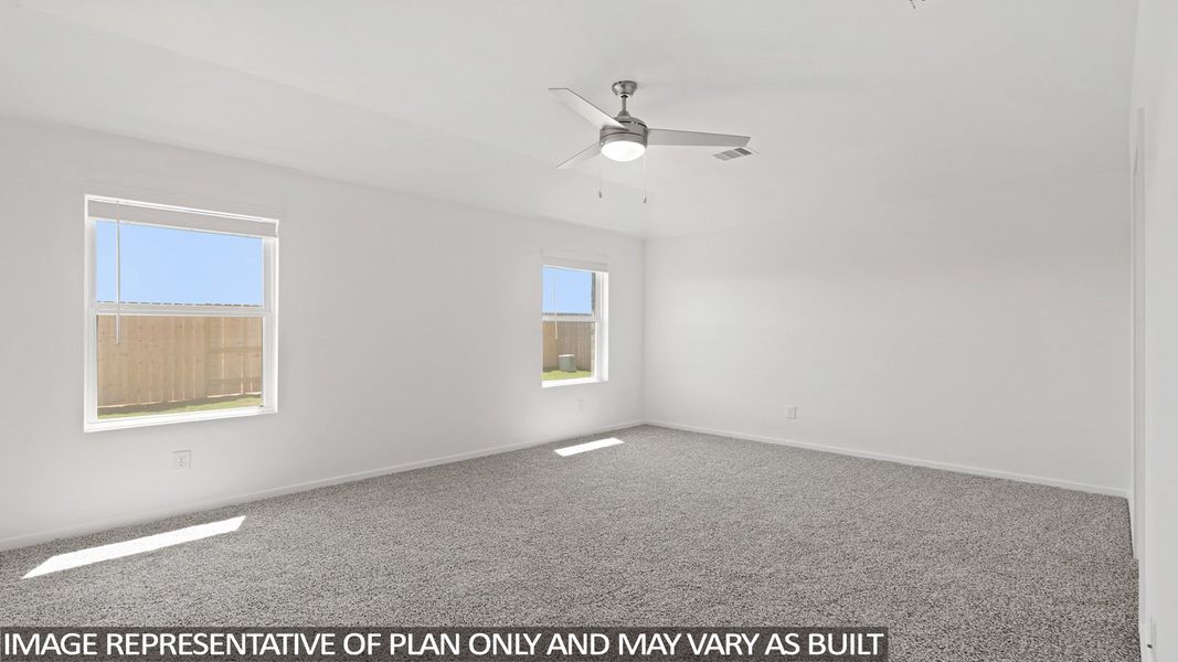 Representative unfurnished interior of a home built from the Camden by D.R. Horton in Sunterra Lakes, Brookshire (Image 15).