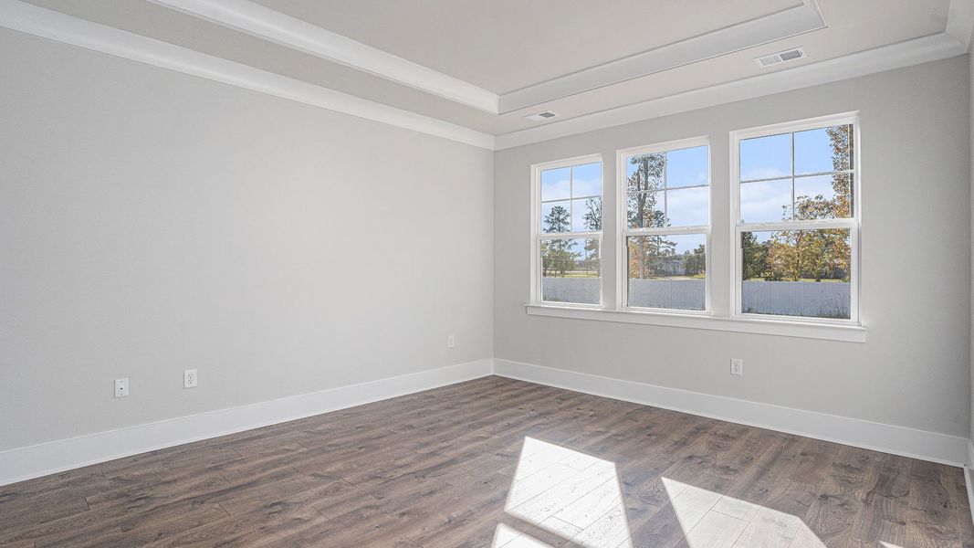 Spacious, unfurnished interior of a new home in Coastal Farms, Conway (Image 11). Spacious, unfurnished interior of a new home in Coastal Farms, Conway (Image 11).
