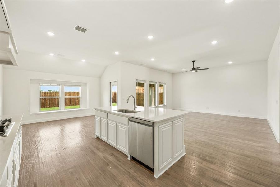 Furnished interior view inside a new home in Wildflower Ranch 60-65, Justin (Image 7). Furnished interior view inside a new home in Wildflower Ranch 60-65, Justin (Image 7).
