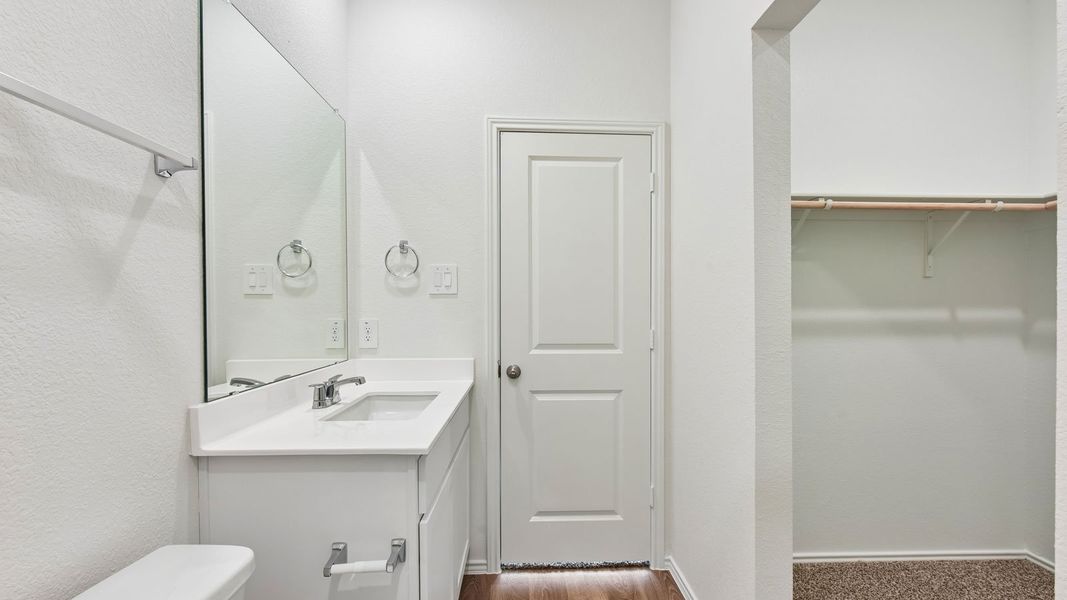 Furnished interior view inside a new home in Wayside, Uhland (Image 12).