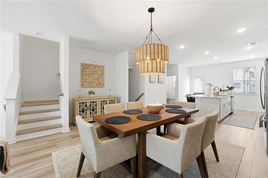 Furnished interior view inside a new home in Henson Square, Lawrenceville (Image 18).