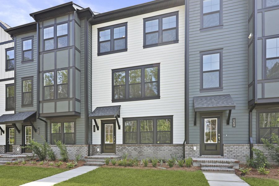 Front exterior of a new home in Nexton, Summerville, SC, highlighting curb appeal (Image 27).