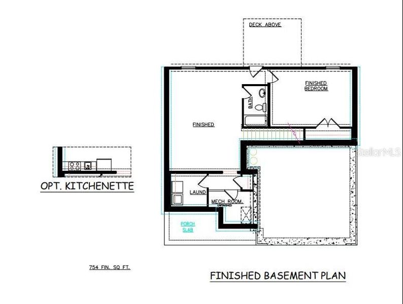 2D floor plan layout of this home in Crossvine Village, LaGrange, GA (Image 5).