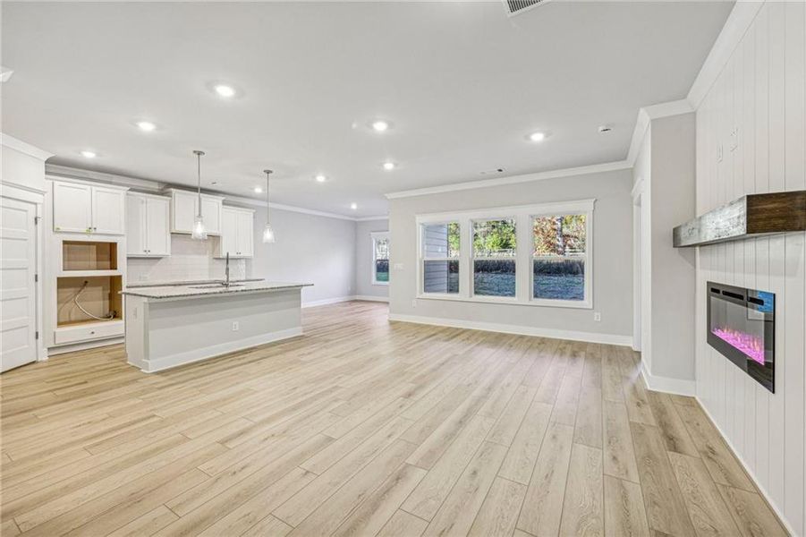 Furnished interior view inside a new home in Ponderosa Farms Estates, Gainesville (Image 9).