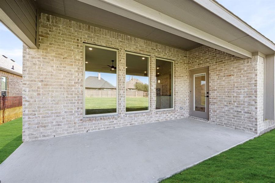 Exterior details and patio area of a home in Abe's Landing, Granbury (Image 23). Exterior details and patio area of a home in Abe's Landing, Granbury (Image 23).