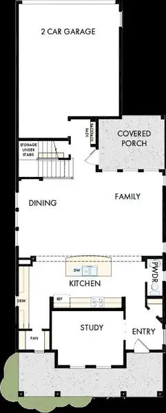 2D floor plan layout of this home in Goodnight Ranch, Austin, TX (Image 2). 2D floor plan layout of this home in Goodnight Ranch, Austin, TX (Image 2).