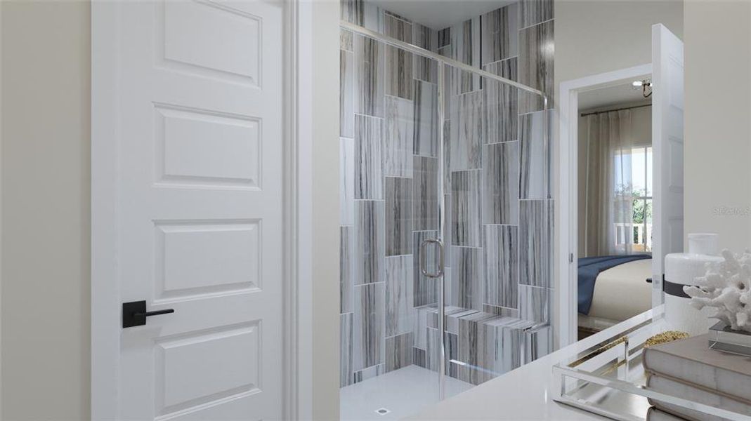 Owners Bathroom virtual staged