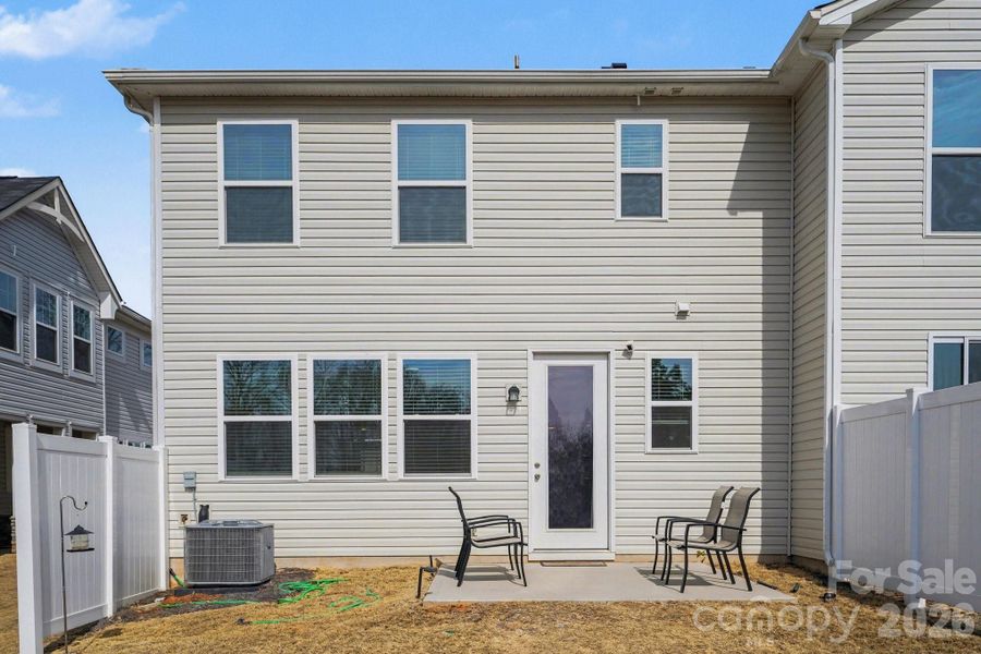 Exterior details and patio area of a home in Northfield Crossing, Charlotte (Image 4).