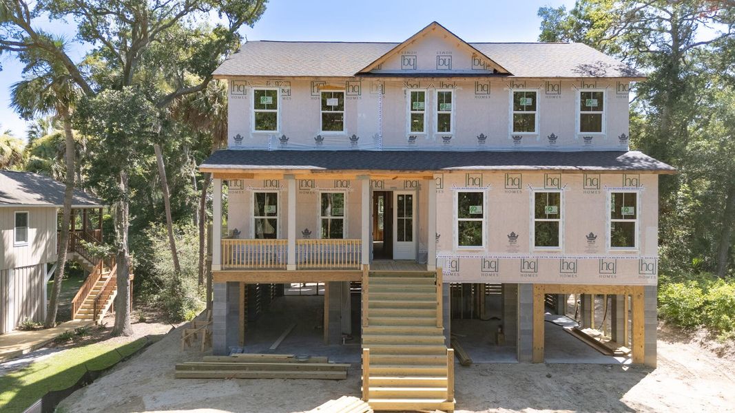 In-progress construction of a new home in , Edisto Island, SC (Image 5). In-progress construction of a new home in , Edisto Island, SC (Image 5).