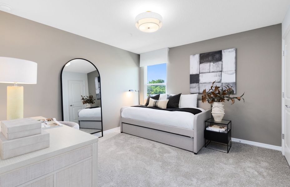 Representative furnished interior of a home built from the Marigold by Pulte Homes in Harbor Square, Palm Bay (Image 6).