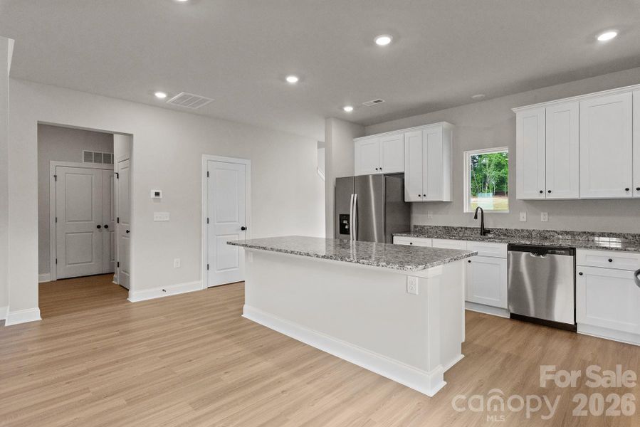 Furnished interior view inside a new home in Ascot Woods, Charlotte (Image 7).