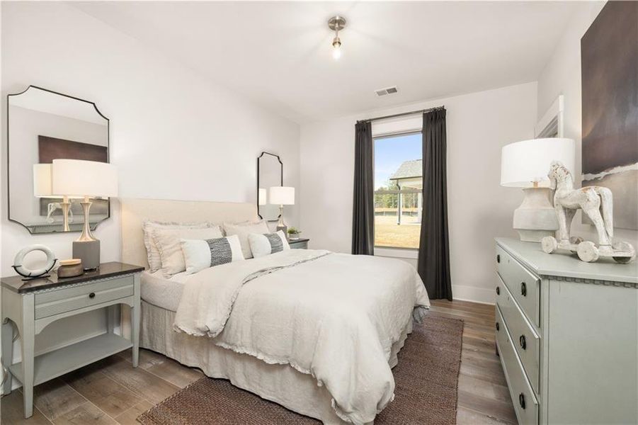 Furnished interior view inside a new home in Soleil Belmont Park, Canton (Image 4). Furnished interior view inside a new home in Soleil Belmont Park, Canton (Image 4).