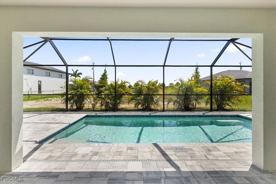 Exterior details and patio area of a home in Cape Coral, Cape Coral (Image 29). Exterior details and patio area of a home in Cape Coral, Cape Coral (Image 29).
