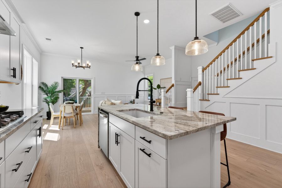 Furnished interior view inside a new home in , North Charleston (Image 4).