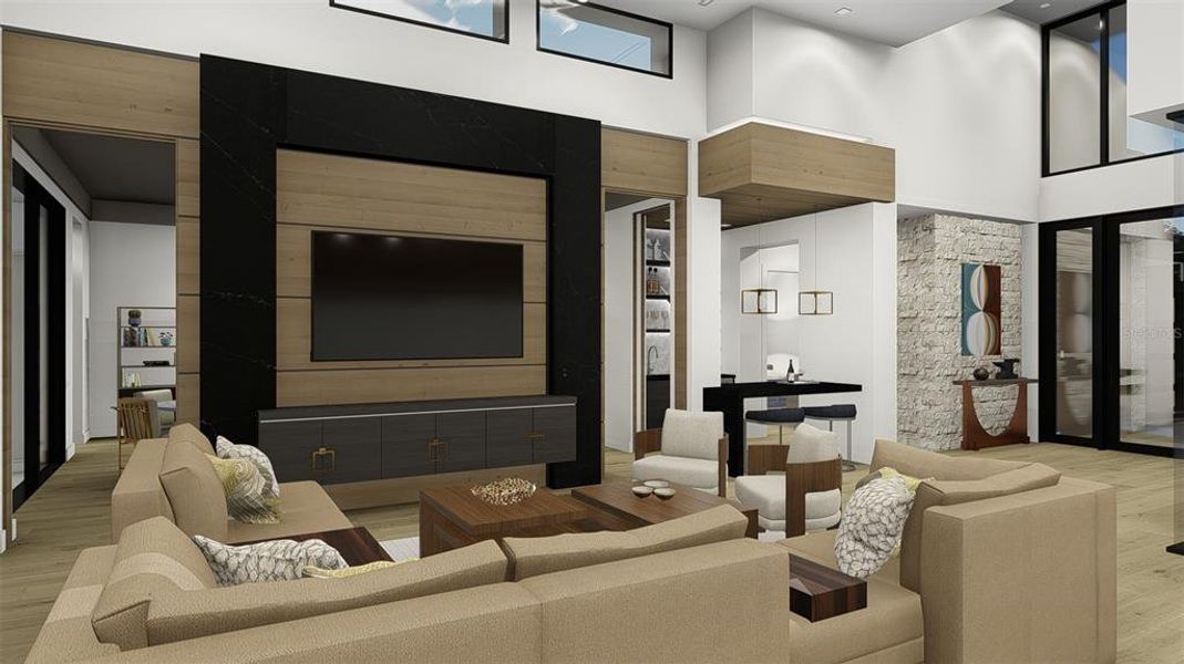 Furnished interior view inside a new home in , Fort Myers (Image 56).