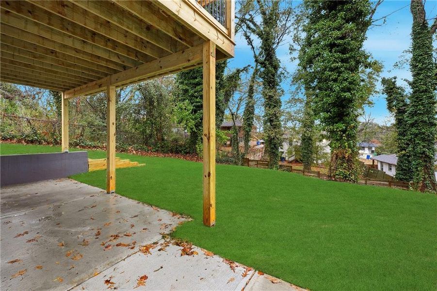 Exterior details and patio area of a home in , Atlanta (Image 4).