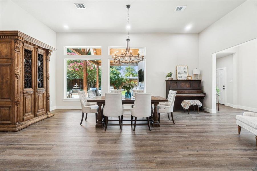 Furnished interior view inside a new home in , Highland Village (Image 12).