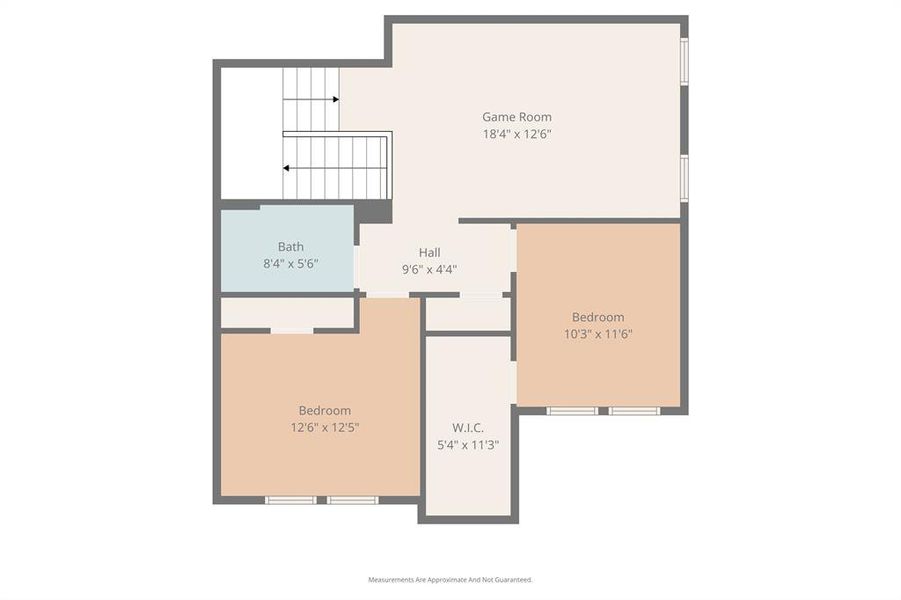 2D floor plan layout of this home in Stonehaven, Caddo Mills, TX (Image 5).