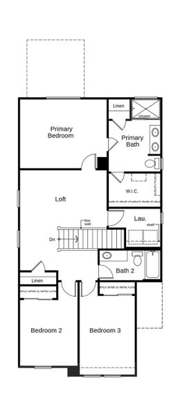 2D floor plan layout of this home in Mirador Point, Tucson, AZ (Image 3).