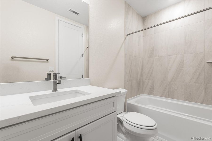 Furnished interior view inside a new home in Luxe at The Canyons, Castle Pines (Image 33).