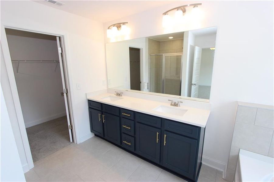 Furnished interior view inside a new home in Clark Farms, Flowery Branch (Image 8).