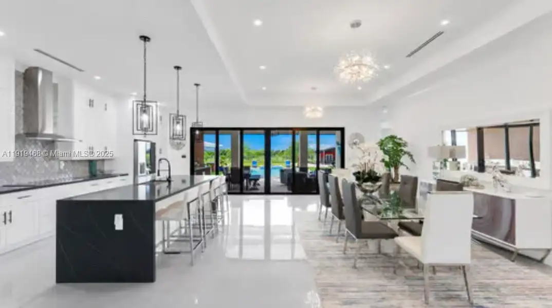 Furnished interior view inside a new home in , Miami (Image 4).