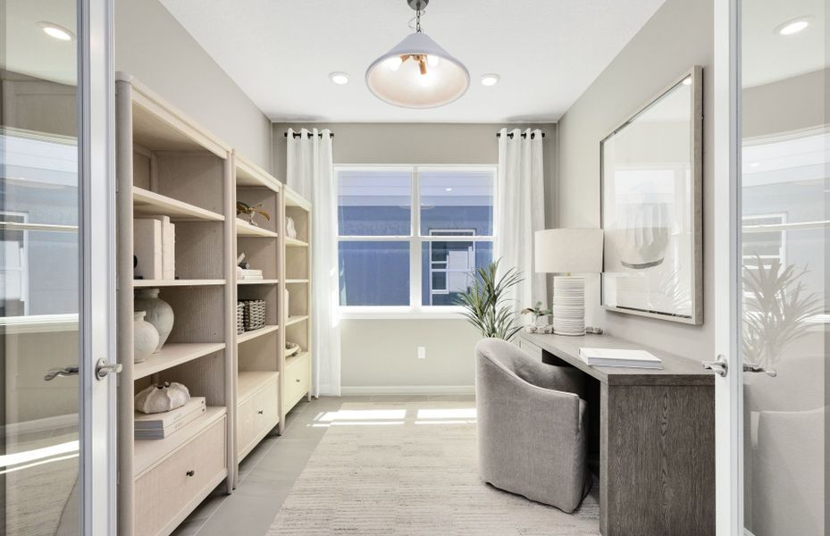 Representative furnished interior of a home built from the Concord by Pulte Homes in Vida's Way, Wesley Chapel (Image 18).
