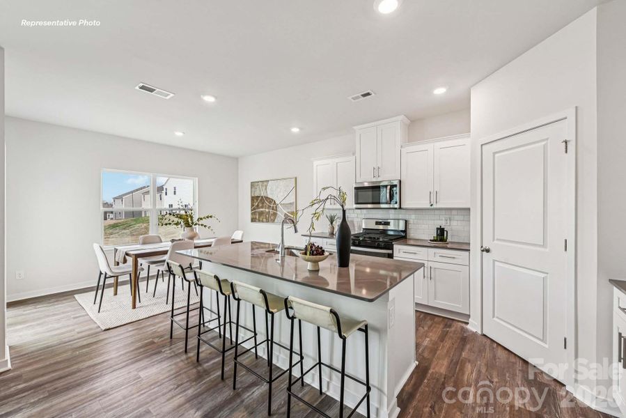Furnished interior view inside a new home in Huffman Ridge, Hickory (Image 15).