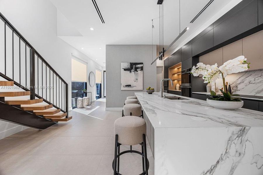 Furnished interior view inside a new home in , Fort Lauderdale (Image 61).