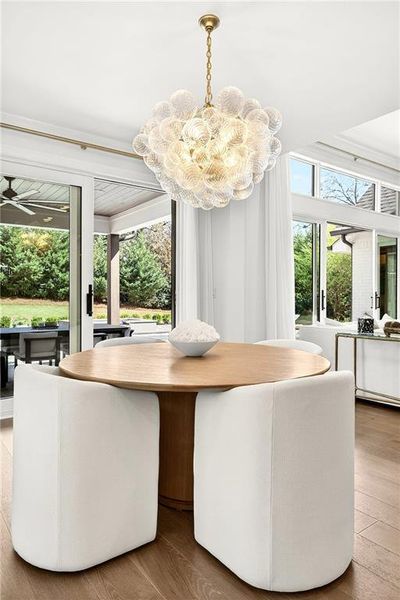 Furnished interior view inside a new home in , Atlanta (Image 37).