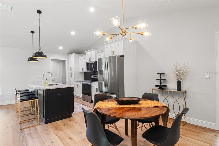 Furnished interior view inside a new home in , Dunnellon (Image 7).