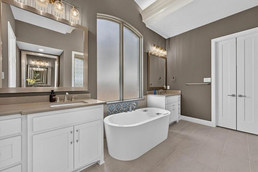 Furnished interior view inside a new home in , Prosper (Image 24). Furnished interior view inside a new home in , Prosper (Image 24).